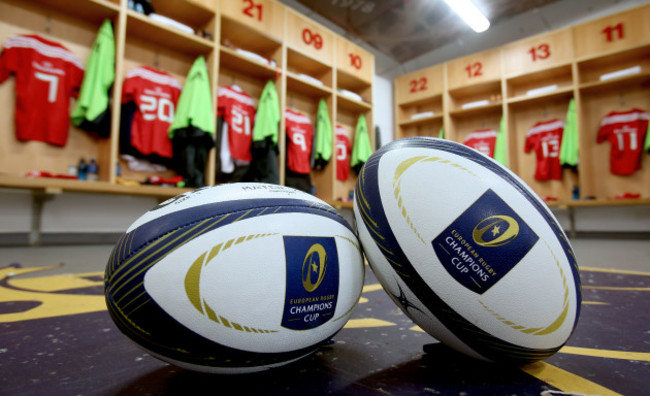 European Rugby Champions Cup match balls