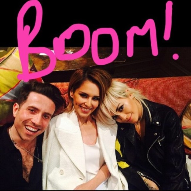 Here we goooo....can't wait to get started with these two @cherylofficial @ritaora @thexfactoruk and that Simon bloke