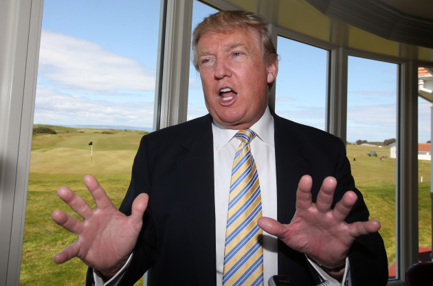 Donald Trump visits Turnberry