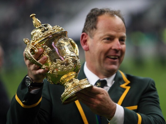 Jake White with the The William Ellis Trophy 20/10/2007