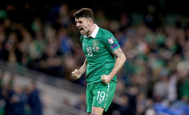 Robbie Brady celebrates