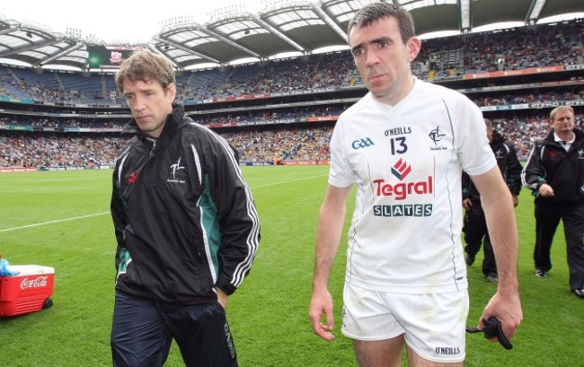 Kieran McGeeney and John Doyle of Kildare disappointed