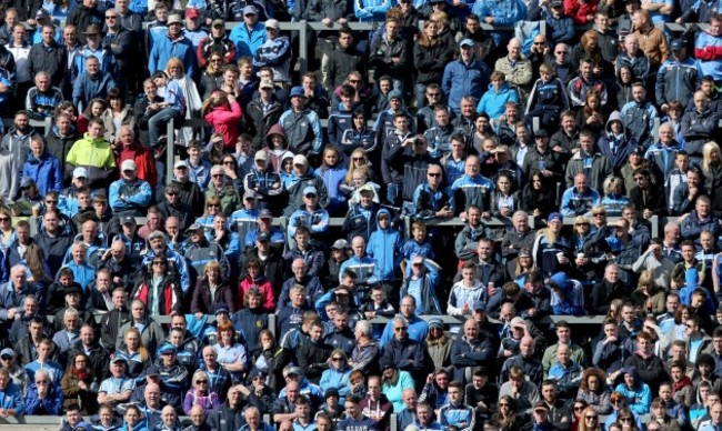 Dublin fans on Hill 16