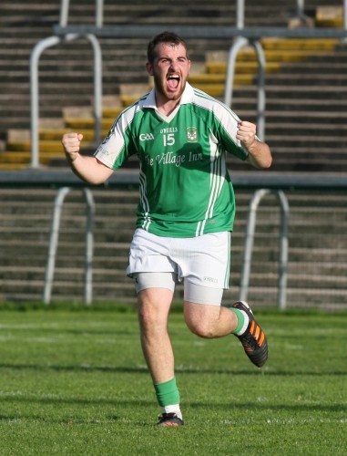 Sean Quigley celebrates at the end of the game