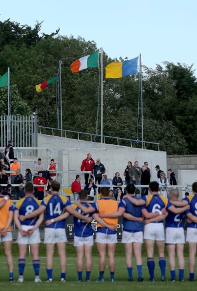 The Longford team face the Tri-Colour