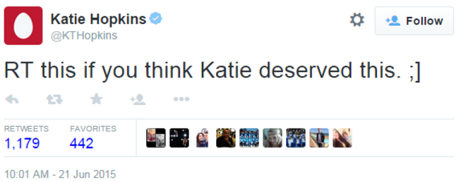 katie hopkins hack