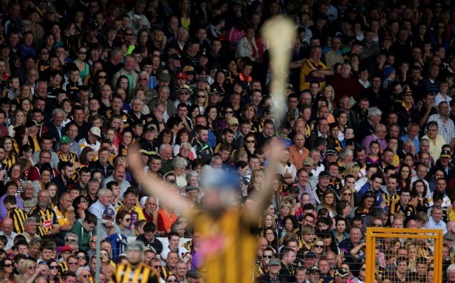 A view of the large crowd at Nowlan Park