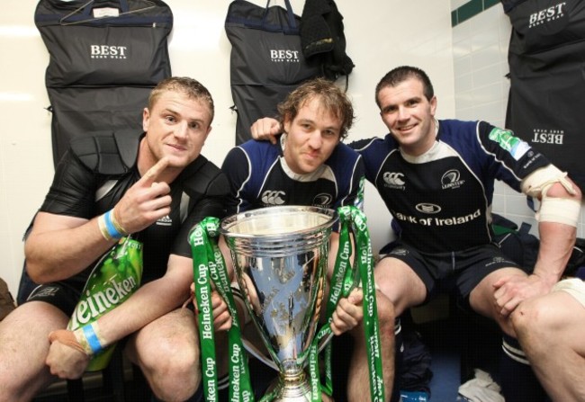 Jamie Heaslip, Rocky Elsom and Shane Jennings