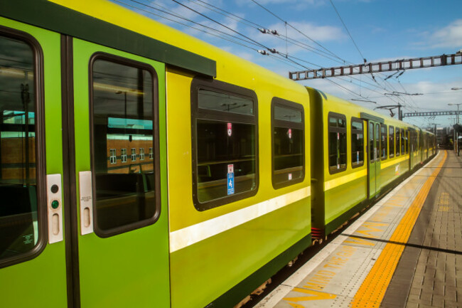 Connolly Station - Inside A Dart Carriage