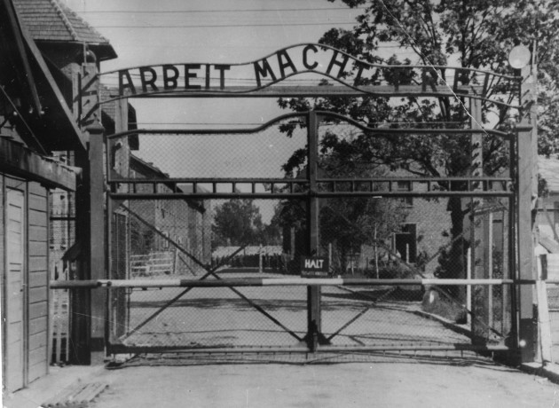 Poland Auschwitz Sign Stolen