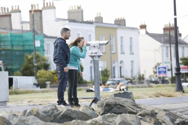 Dublin suuny day. Pictured are people