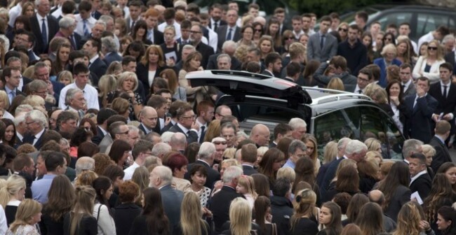 Funeral of Olivia Burke. The funeral of