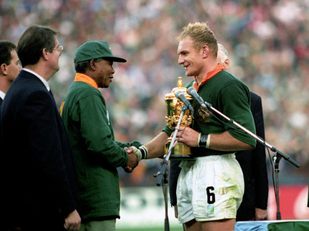 Rugby Union - World Cup South Africa 95 - Final - South Africa v New Zealand - Ellis Park, johannesburg