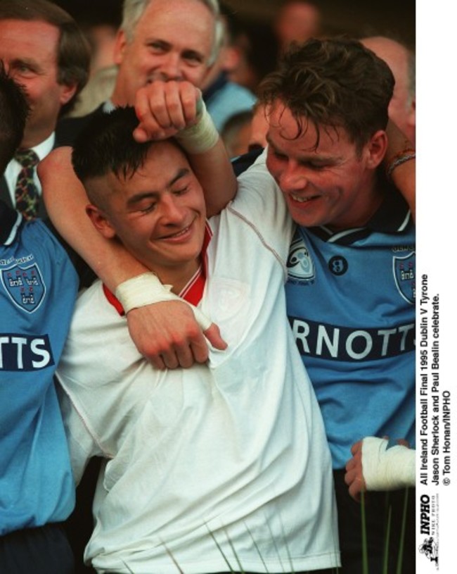 Jason Sherlock, Paul Bealin All Ireland Football Final 1995 Dublin V Tyrone