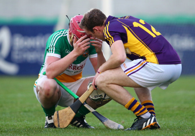 James Cash consoles Conor Doughan