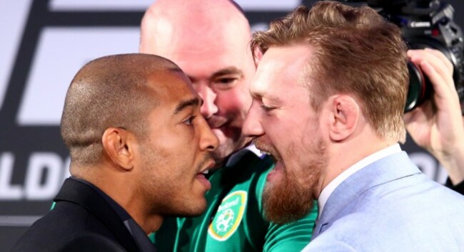 Jose Aldo and Conor McGregor