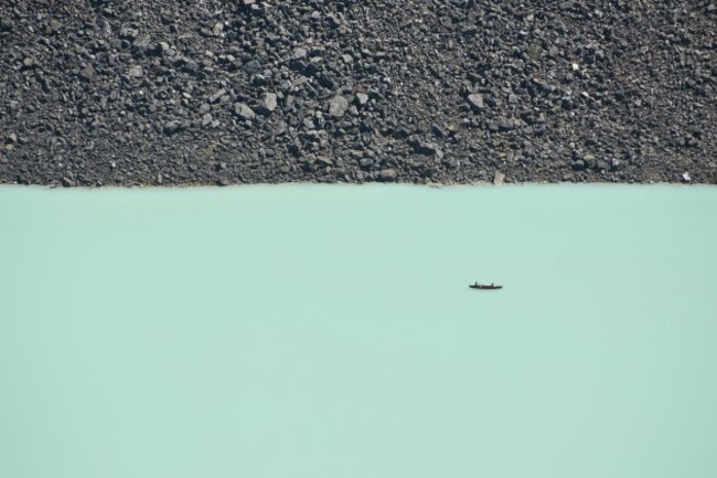 A Canoe Ride in Lake Louise