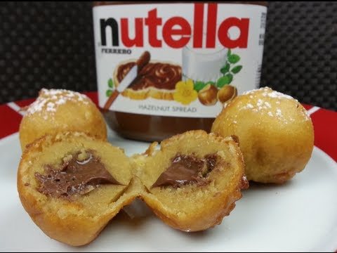 HOW TO MAKE DEEP FRIED NUTELLA COOKIE DOUGH BALLS