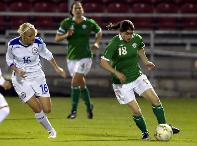 Katie Taylor and Kristina Stolpovskaya