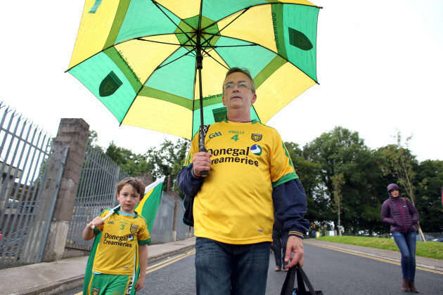 Donegal fans arrive