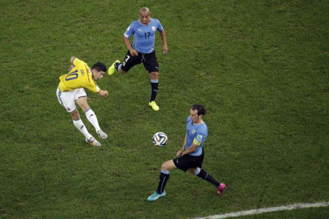 Brazil Soccer WCup Colombia Uruguay