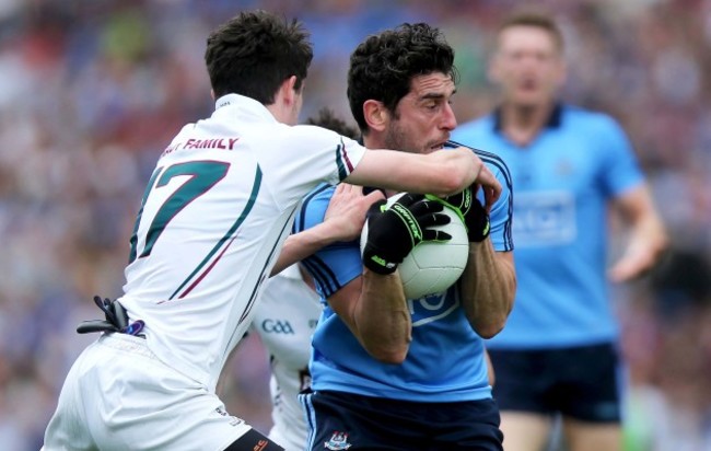 Bernard Brogan with David Hyland