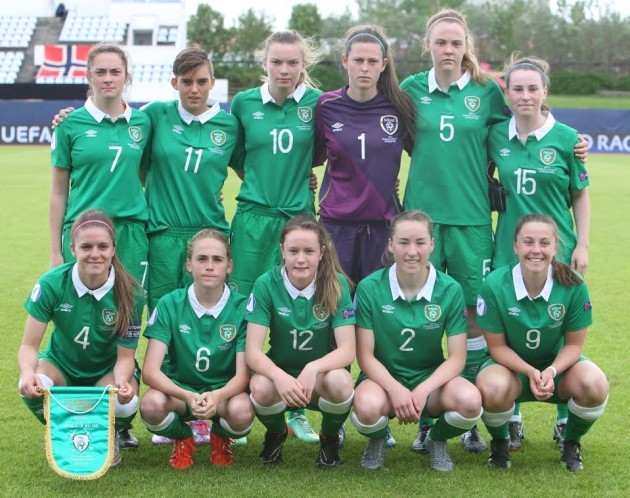 Ireland U17s girls Norway