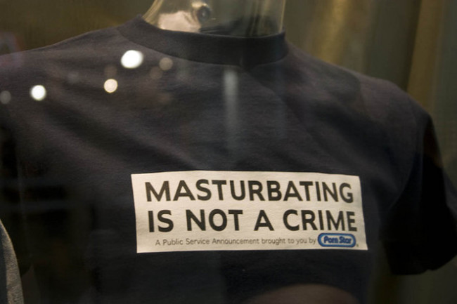 Masturbating is not a crime