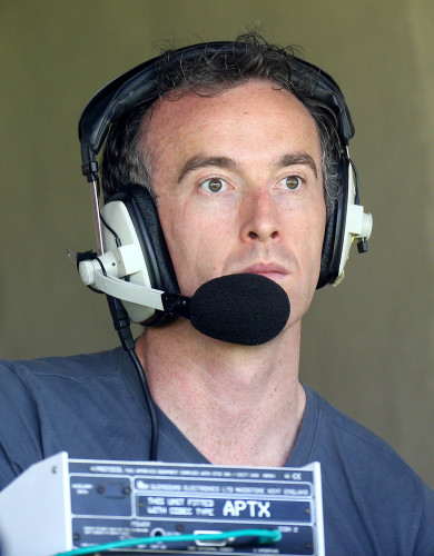 Anthony Moyles in the commentary box