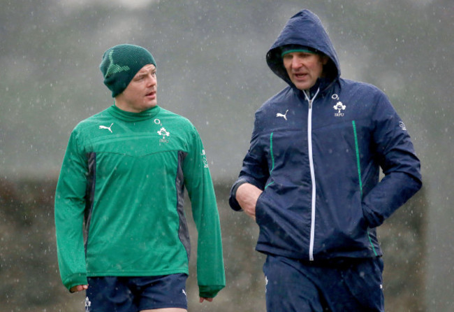 Brian O'Driscoll and John Plumtree