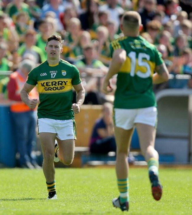 James O'Donoghue comes on as a substitute