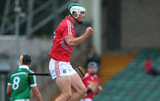 Shane Kingston celebrates scoring a goal