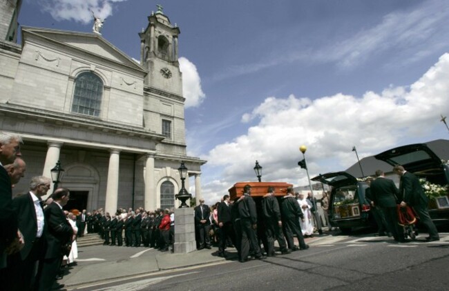 The funeral mass for Larry and Martina Ha