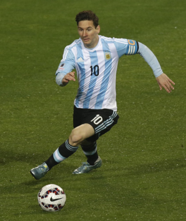 Chile Soccer Copa America Argentina Colombia