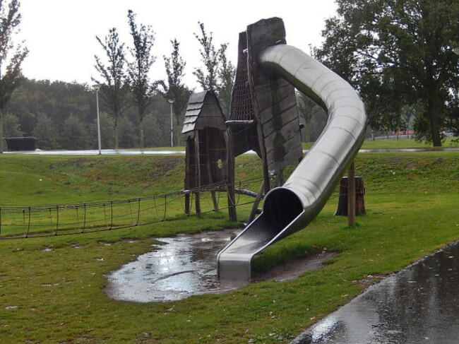 Wet Shiny Slide