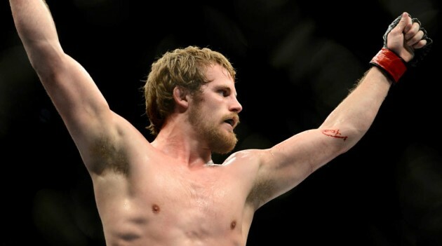 Gunnar Nelson celebrates winning