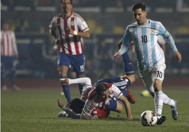 Chile Soccer Copa America Argentina Paraguay