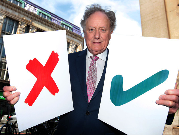 Tv3s Vincent Browne pictured at The George Bar in
