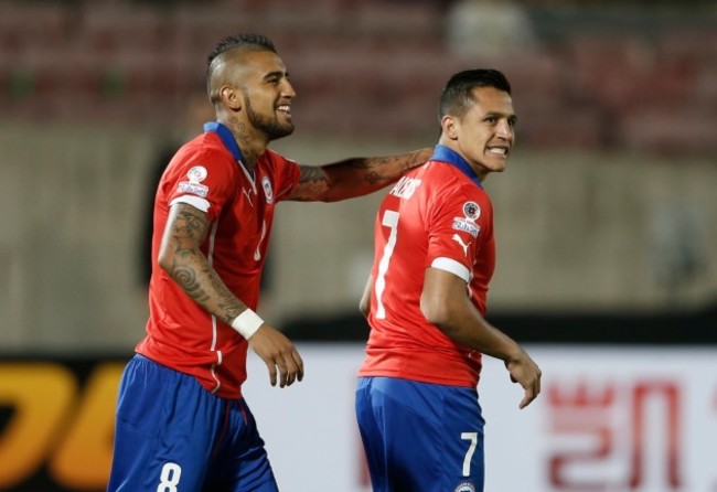 Chile Soccer Copa America Chile Ecuador