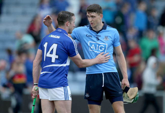 Chris Crummey and Willie Hyland after the game