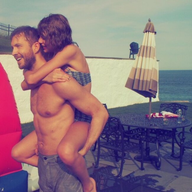 Taylor Swift on Instagram: Friendly relations between Scotland and America. @calvinharris