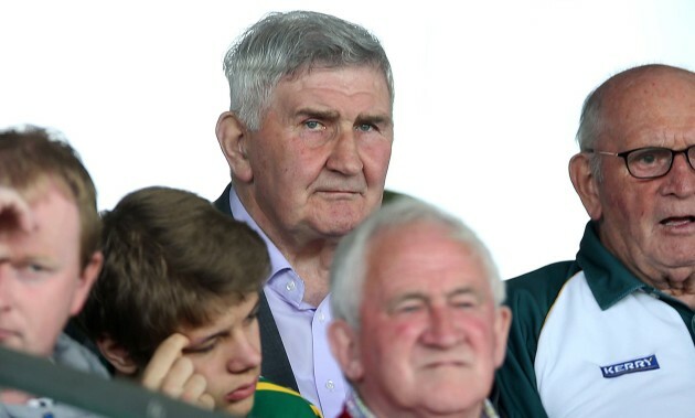 Mick O'Dwyer looks on