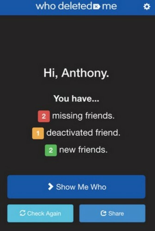 who deleted me