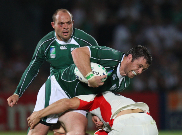 Marcus Horan and Rory Best