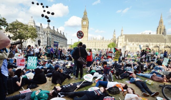 Budget day anti-austerity march