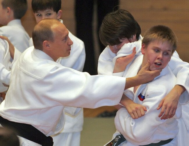 RUSSIA PUTIN'S JUDO LESSON