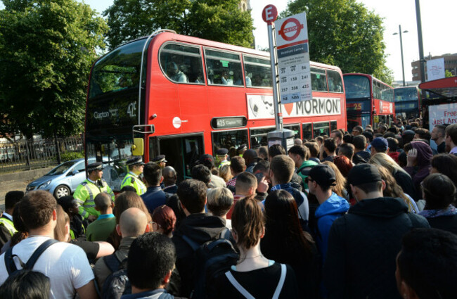 Tube strike