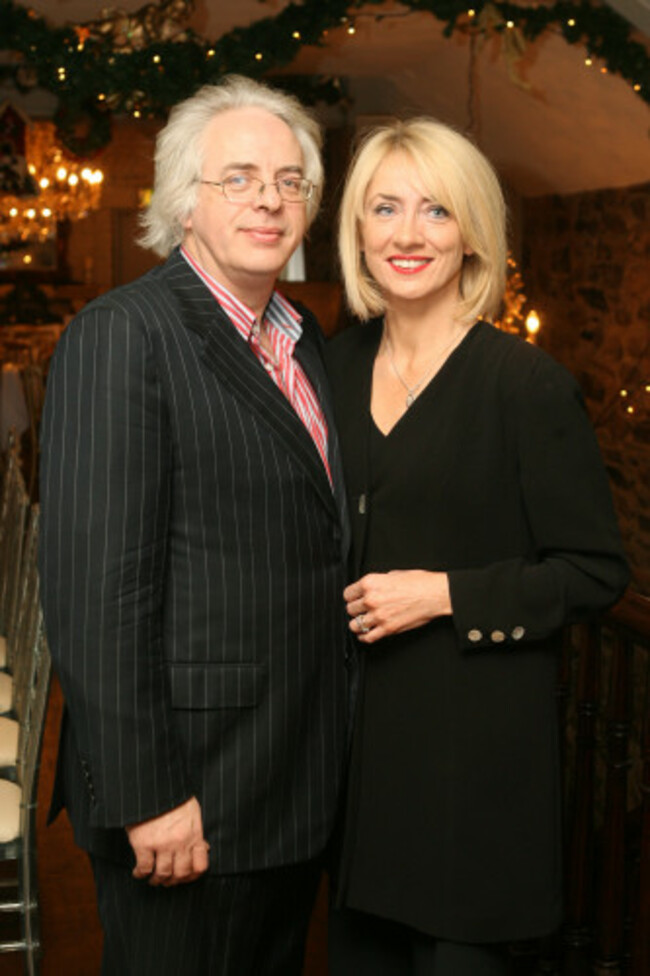 . 4/12/2009.Anglers Rest Charity Lunch.  L to R. Frank Mc Namara and Theresa Lowe are pictured at the lunch hosted by Michael Wright at his Anglers rest restaurant in aid of Pieta house. Picture James Horan/Photocall Ireland