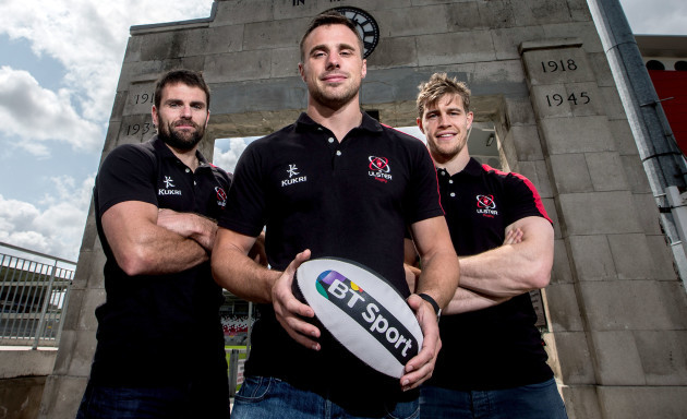 Jared Payne, Tommy Bowe and Andrew Trimble