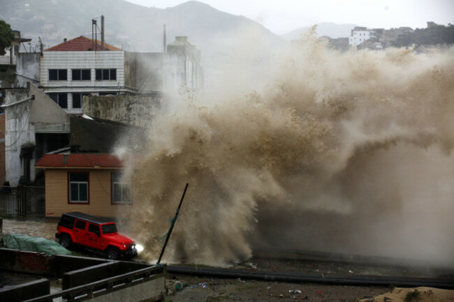 China Asia Storms